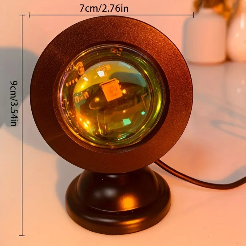 Lámpara de puesta de sol