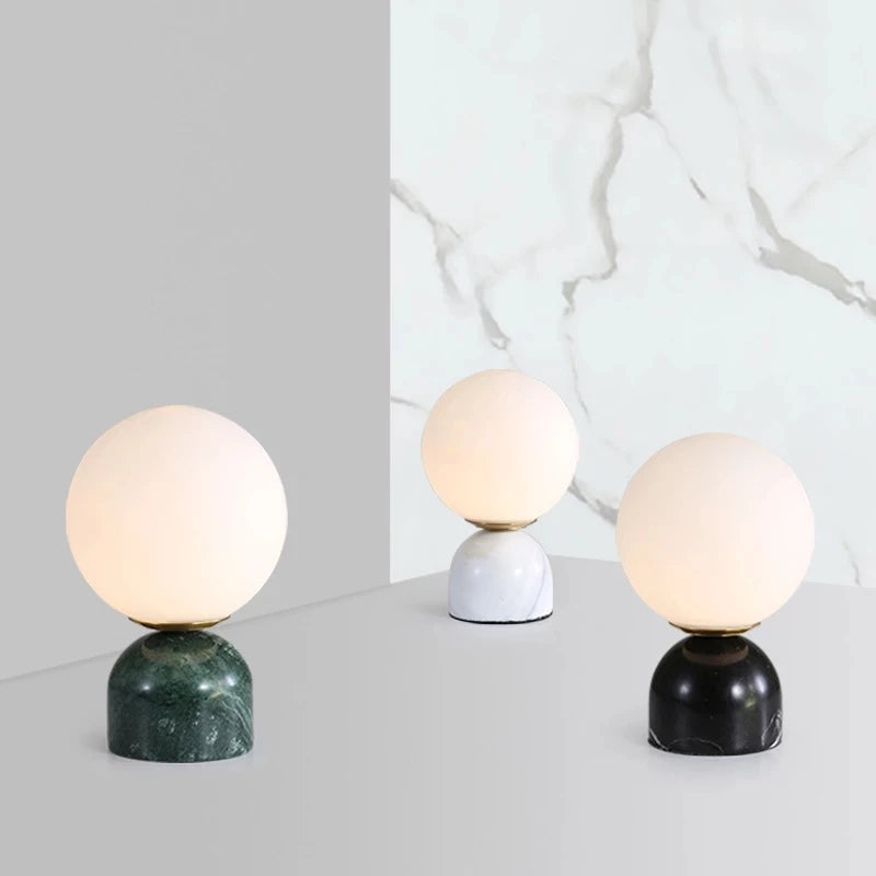 Globo - Marble Round Glass